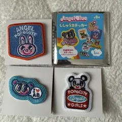 Angel Blue 刺繍シール　３枚セット