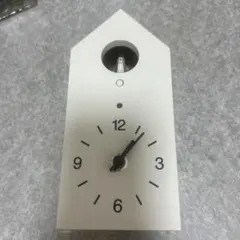 無印良品　鳩時計　置き時計　ホワイト