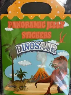 PANORAMIC JELLY STICKERS DINOSAUR　恐竜