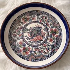 【有田焼】華元窯 大皿 梅 松 もみじ模様 御所車 和食器 レトロ 30cm