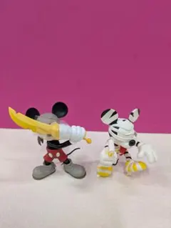ディズニー メディコムトイ Roen ロエン ミッキー フィギュア 2点