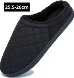 DEENOR ルームシューズ メンズ スリッパ 暖かい 25.5-26cm