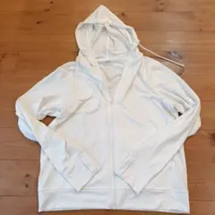 UNIQLO 新品未使用エアリズムUVホワイト パーカー L
