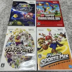 wii ソフト まとめ売り スーパーマリオ マリオスポーツミックス ワリオ