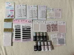 seria セリア　ネイルセット　シール　ポリッシュ　つけ爪　アートシールのサムネイル