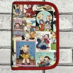 輸入生地❣️レトロ❣️可愛い男の子女の子❣️クッションマルチケース