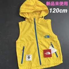 【新品未使用】THE NORTH FACE フード付きジャケット 120cm黄色のサムネイル
