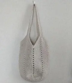 グラニーバッグ　ゴールド×シルバー　ハンドメイド