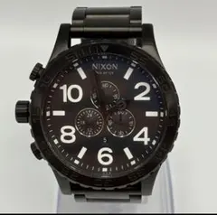 NIXON ニクソンTHE 51-30 CHRONO 腕時計 ブラック デカ厚のサムネイル