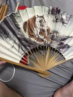 扇子 虎柄 阪神タイガース ロイヤルスイート - メルカリ