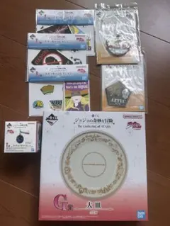 一番くじ ジョジョの奇妙な冒険 大皿 ステッカー チャームセット