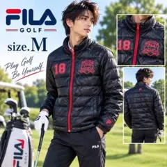 美品　FILAGOLF 防風　中綿　秋冬物ゴルフウェア　ルコック　アディダス