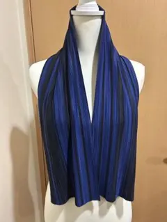プリーツプリーズ ストール(ショール)美品 PLEATS PLEASE（プリーツ プリーズ） 美品 Pleats Please Issey Miyake