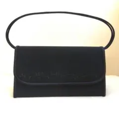 東京ソワール　ブラックフォーマルバッグ