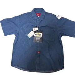 Dickies デニム半袖シャツ M