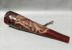 昭和期 黒漆塗 金彩蒔絵 鳳凰図 煙管筒 煙管入れ - メルカリ