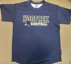 HOOPREX バスケットボール Tシャツ (ネイビー)L寸