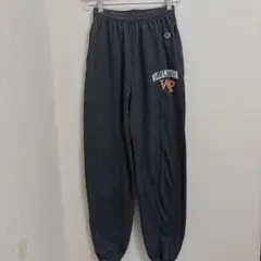 チャンピオン スウェットパンツカレッジロゴ濃チャコールグレーUS/S アジア/L