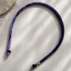 コレットマルーフ ベルベット カチューシャ パープル 秋