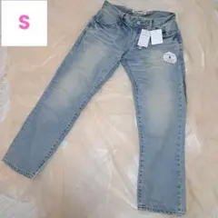 新品未使用　munich hidden gem　デニムパンツ　S　used加工
