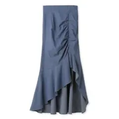 snidel シャーリングスリットマーメイドスカート