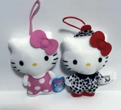 ハローキティ ぬいぐるみ 2体セット　マック　はっぴーせっあ