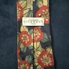 GIVENCHY 花柄ネクタイ シルク製