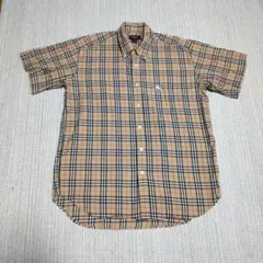 BURBERRY LONDON ノバチェック 半袖シャツ Mサイズのサムネイル