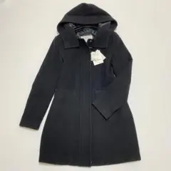 未使用タグ付✨プラステ PLST ロングコート フード付 ブラック サイズ0