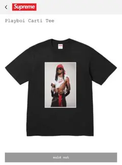 Supreme Playboi Carti Tee Black Mサイズ