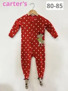 【carter’s】80-85 フリース パジャマ トナカイ クリスマス 海外