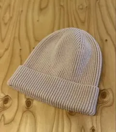 GAP リブニットキャップ ビーニー ピンク