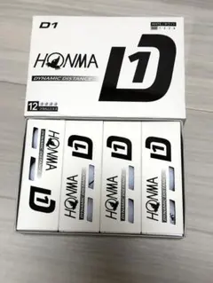 【新品未開封】ホンマ ゴルフボール D1 ホワイト 1ダース12球HONMA