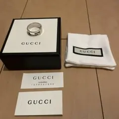 GUCCI Gロゴ リング シルバー