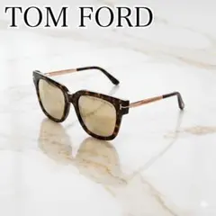 トムフォード サングラス ウェリントン ミラーレンズ クリア ピンク 