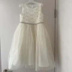 Catherine Cottage ホワイト フォーマルドレス レース140cm