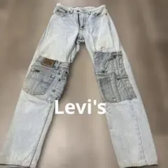 襤褸 クラストパンツ フレアシルエット リーバイス 517 パンク 手縫い 