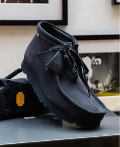 Clarks ORIGINALS BEAMS Wallabee GTX ネイビー