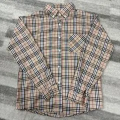 チェック柄　長袖シャツ　ストリート