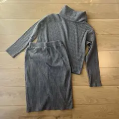 リブニット　セットアップ