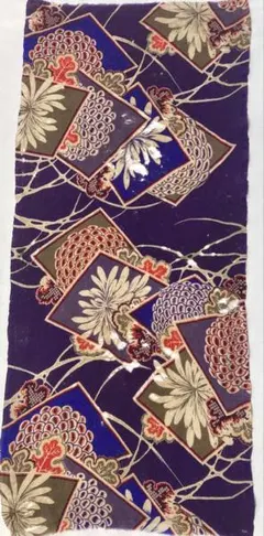 襤褸　菊　着物　はぎれ