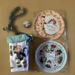 SPY×FAMILY プレート2枚とピンバッジ、ポップコーンケース　セット