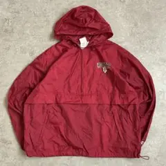 Champion ハーフジップ フーディー ドローコード アノラックパーカー