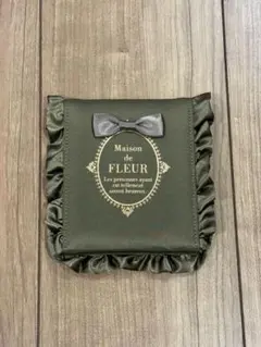 Maison de FLEUR メゾンドフルール フリルミラー カーキ