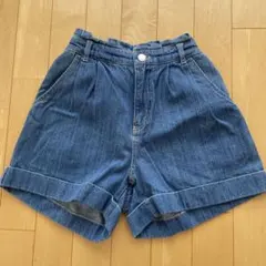 ハニーズ　デニムハーフパンツ S(140cm位〜)