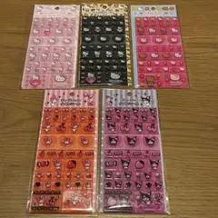 ハローキティ　マイメロディ　クロミ タイルシール 5枚セット