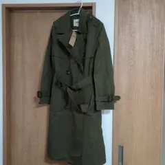 値下げOZOC オリーブ トレンチコート M