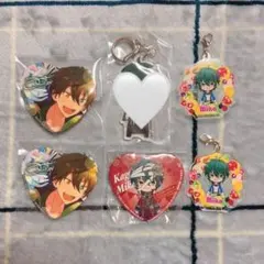 【6点セット】あんスタ ハート缶 とるぱか みか サマーチャーム プライズ