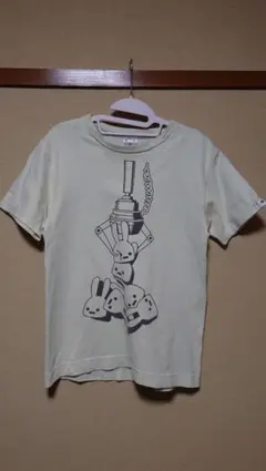 CUNE プリント薄緑色Tシャツ サイズS