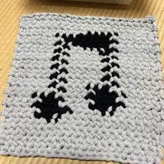音符デザインの座布団